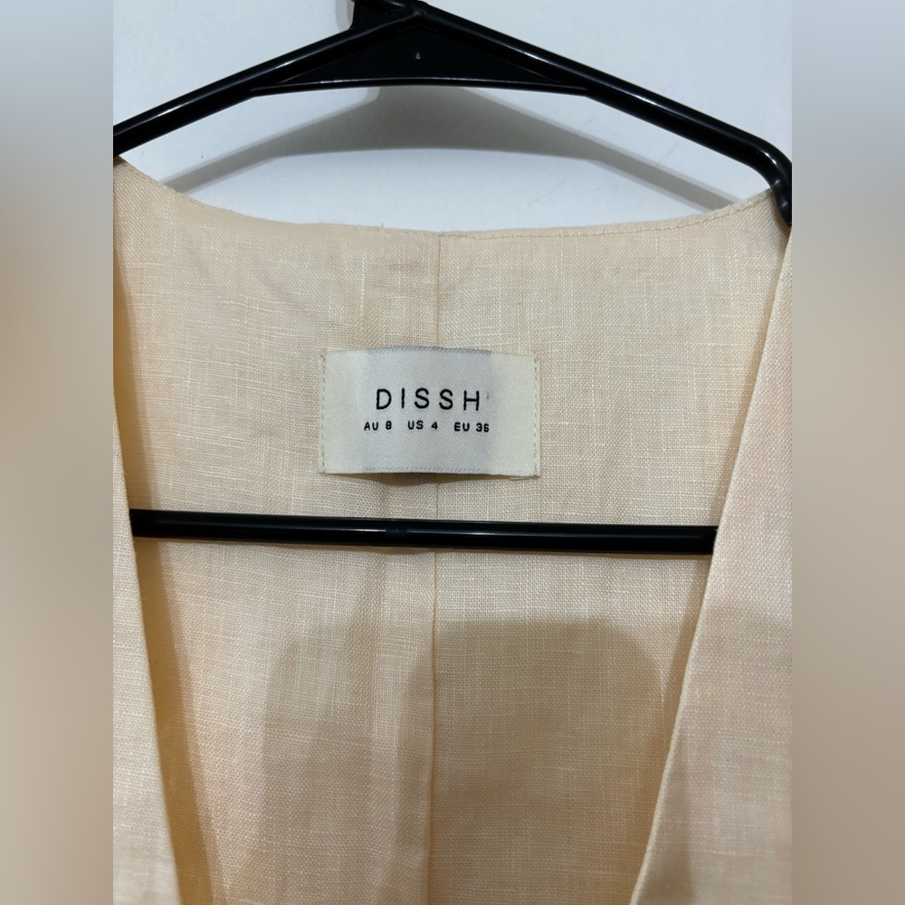 DISSH Cream Button-Up Vest Top - Picture 5 of 6